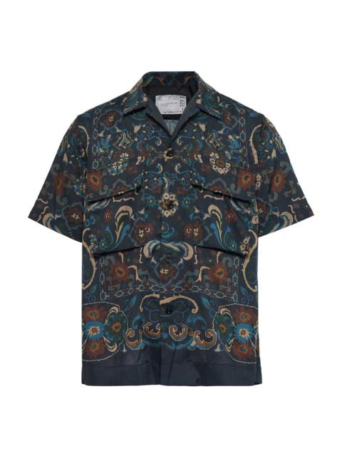 sacai Floral Print Shirt