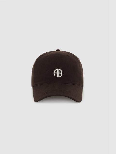 ANINE BING Jeremy Baseball Cap Ab - Deep Brown