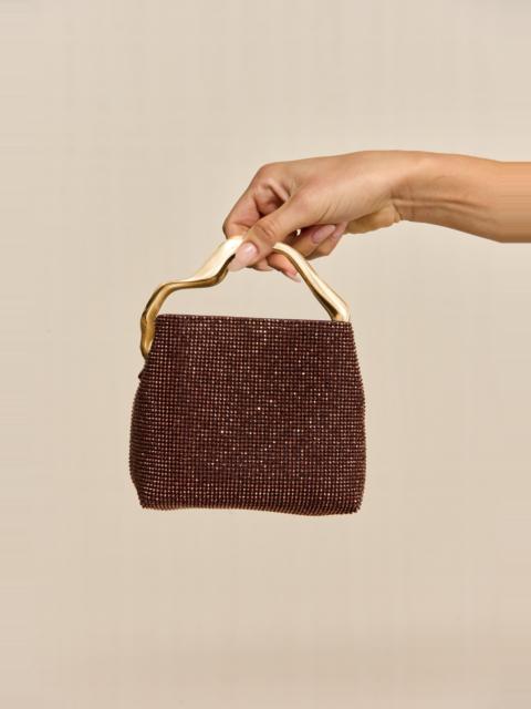 Cult Gaia SOLENE MINI RHINESTONE BAG