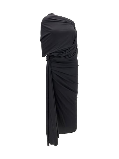 BALENCIAGA Balenciaga Women Draped Asymmetric Dress