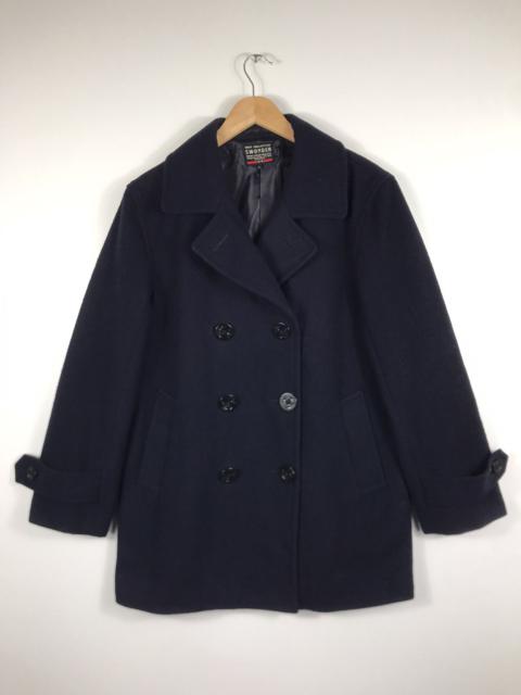 Other Designers ⚡️Vintage S.Wonder Wool Double Breast Peacoat Jacket