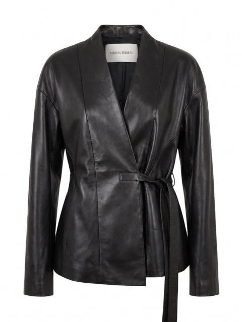Other Designers Alberta Ferretti Women Leather Jacket