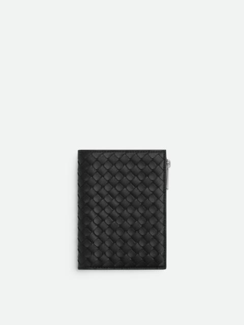 Bottega Veneta Intrecciato Piccolo Passport Case With Zip