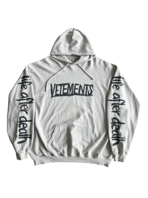 VETEMENTS Vetements ‘Life After Death’ Hoodie Sz