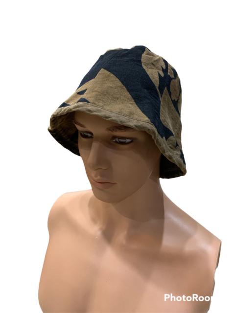 Other Designers Japanese Brand - JAPANESE PATTERN MOTIVE PATCHES BUCKET HAT