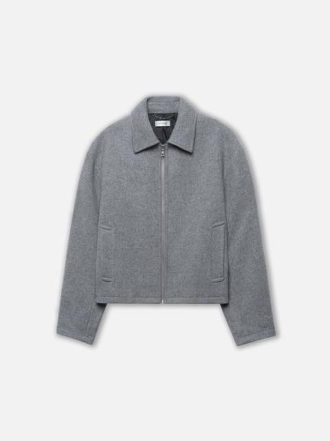 BRUSHED WOOL LEXINGTON FULL ZIP