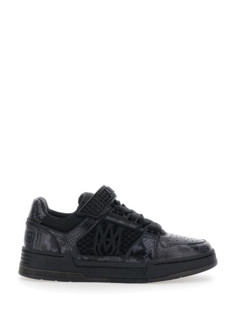 AMIRI Amiri Men Black Sneakers With Leather Details And Rubber Sole