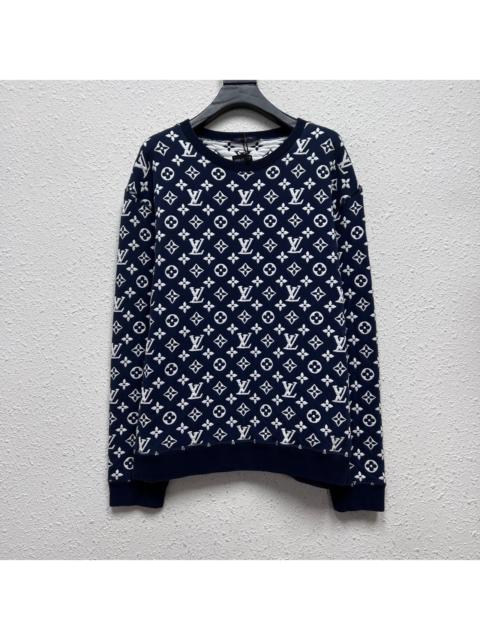 Louis Vuitton LOUIS VUITTON LV monogram embossed logo sweatshirt
