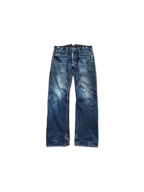 Other Designers Hiroshi Kato - JAPANESE KATO BY HlROSHI KATO SELVEDGE DISTRESSED JEANS