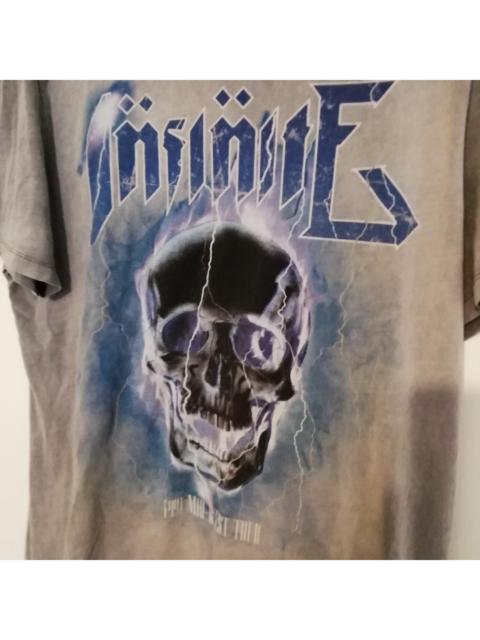 Other Designers !M?ERFECT Men's Blue and Grey T-shirt