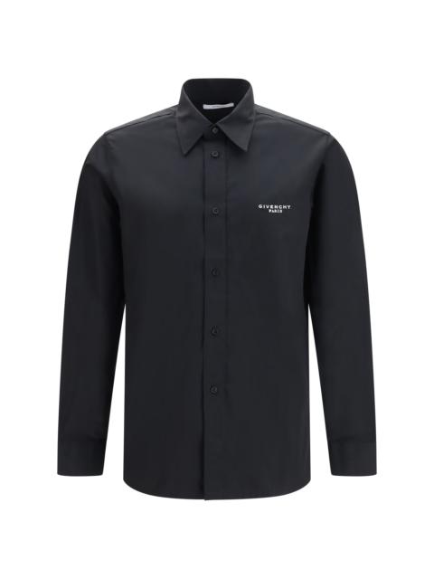 Givenchy Givenchy Men Embroidered Poplin Shirt