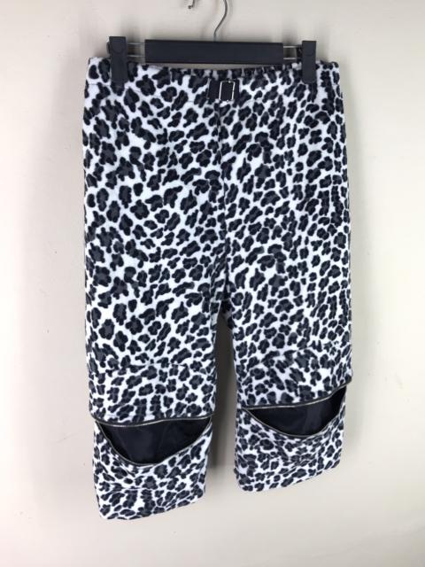 Other Designers Japanese Brand - LAST CALL💥Leopard Pattern Black White Fleece 3Quarter Pant