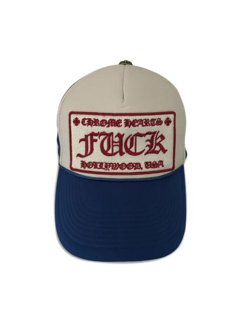 Chrome Hearts Fuck Hollywood Trucker Hat 'Blue/White/Red'