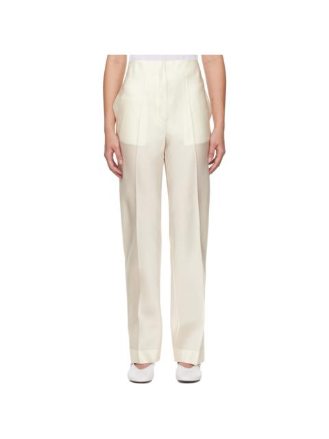 GIA STUDIOS Off-White Gala Trousers