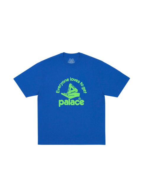 PALACE HAND OUT T-SHIRT BLUE BERRY
