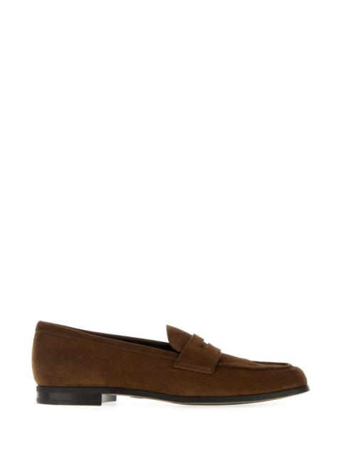 Church's Brown suede Natalie loafers
