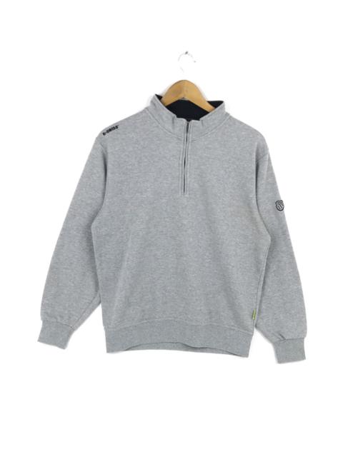 Other Designers Vintage - Vintage K-Swiss Half Zipper Sweatshirt Fashion Streetwear
