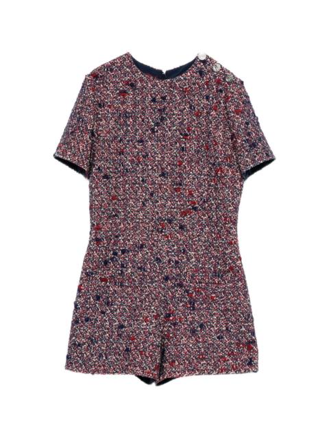 GUCCI Bouclé wool short jumpsuit