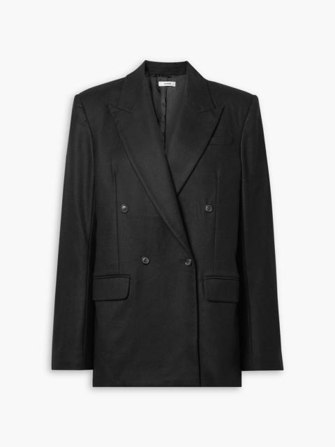 Other Designers The Ren double-breasted wool-twill blazer
