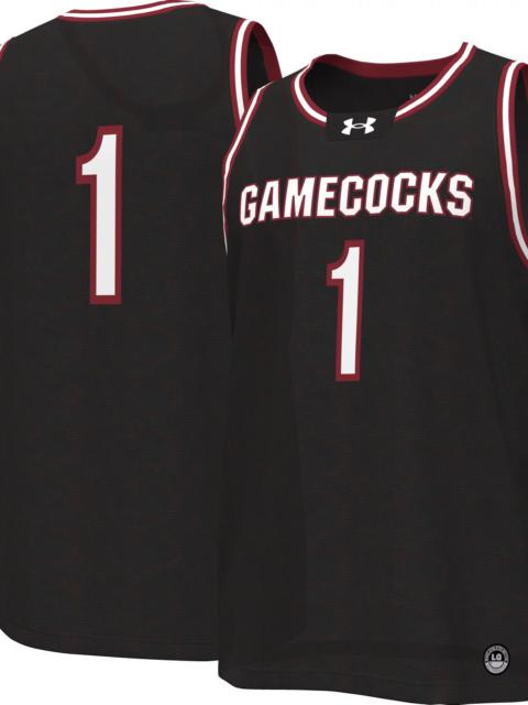 Under Armour Under Armour Men's South Carolina Gamecocks #1 Black Replica Basketball Jersey