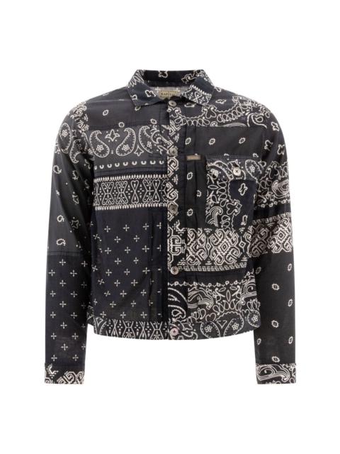 bandana print shirt