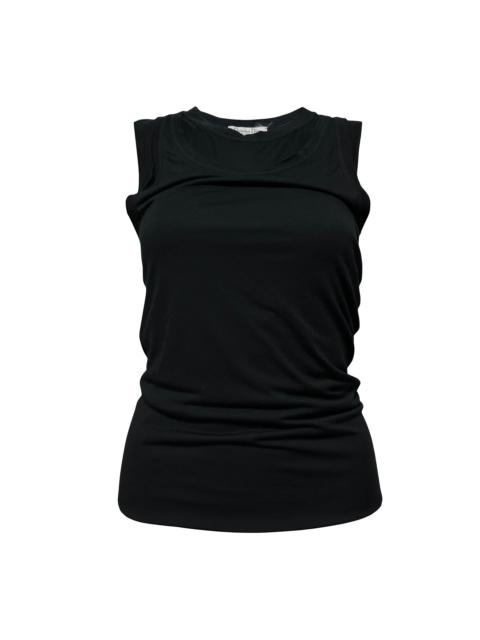 Dior CHRISTIAN DIOR Spring Summer 2004 Raw-Edge Layered Tank Top