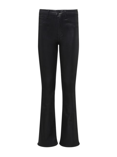 L'AGENCE Marty Coated Flare Jean