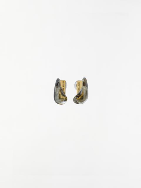 ISSEY MIYAKE Glass ACC Earrings — Gold