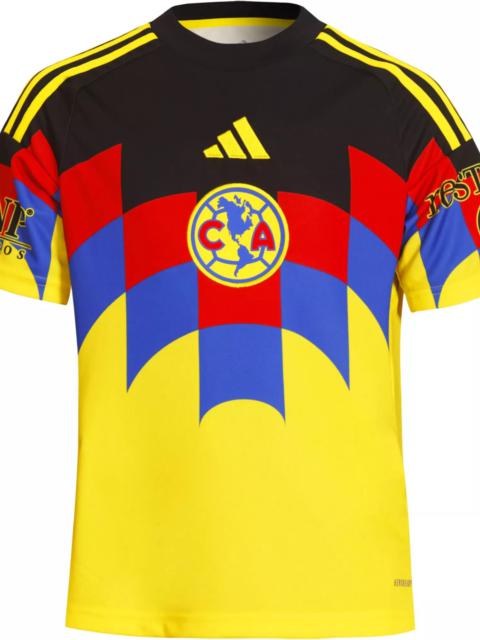 adidas adidas Youth Club America 2025-26 Yellow Home Replica Jersey