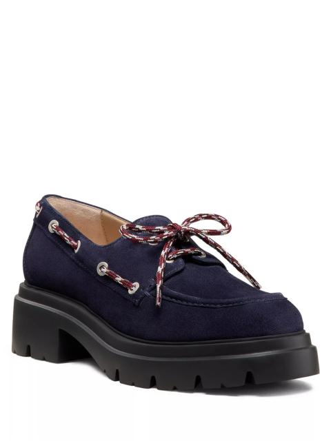 Stuart Weitzman Women's Hudson Suede Moccasins