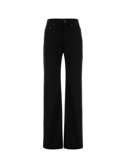 BALENCIAGA Balenciaga Women Black Stretch Wool Pant