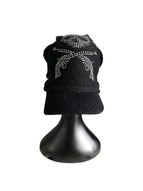 Other Designers Skulls - Big Logo Skull Bling Acrylic Beanie Hats