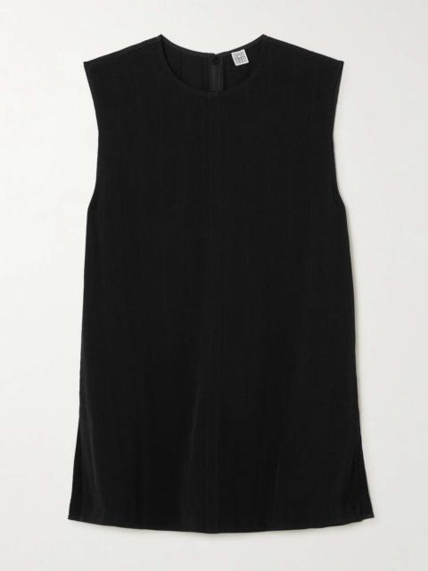 Woven tunic Black