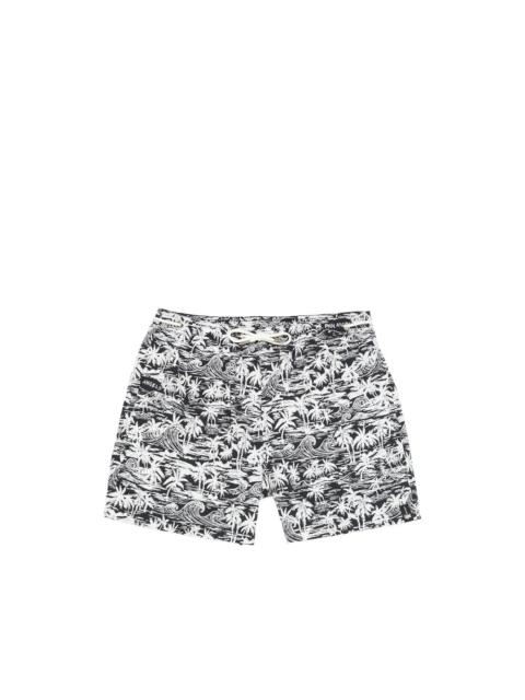 Palm Angels Palm Angels Black Beachwear - Swim Shorts Men