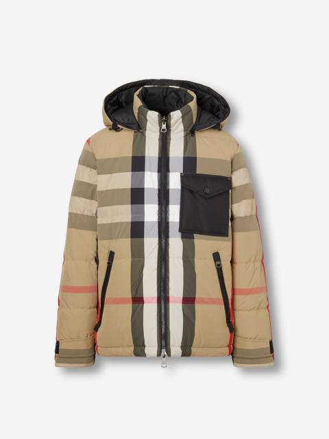 Burberry Reversible Check Puffer Jacket
