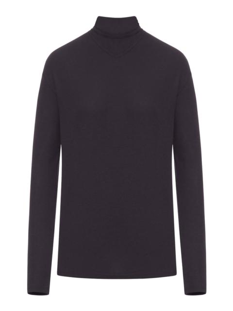 Lemaire Lemaire Women Long Sleeve Foulard Top In Jersey