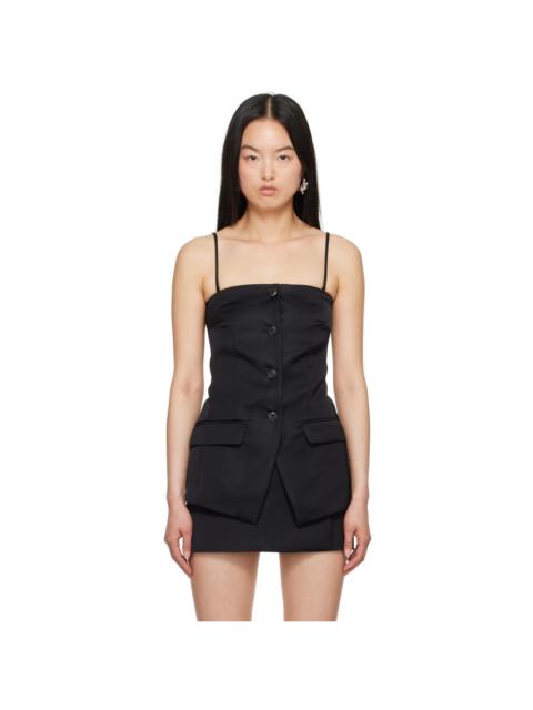 Nanushka Black Alessa Vest