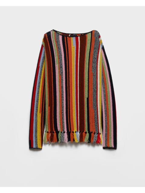 Prada Prada Crewneck Knitwear Multicolor Men