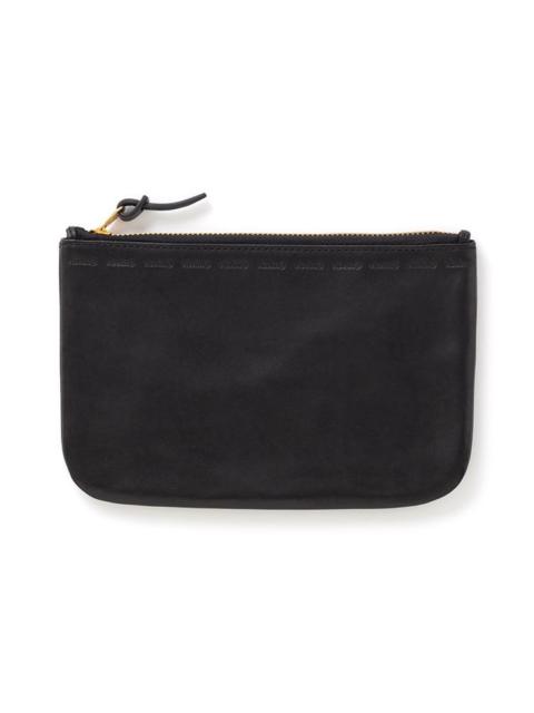 visvim LEATHER TRAVEL POUCH BLACK
