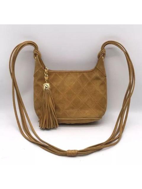 CHANEL Chanel Western Tassel Suede Bag