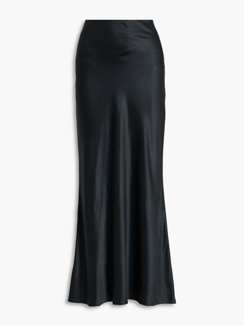 THE SEI Silk-satin maxi skirt