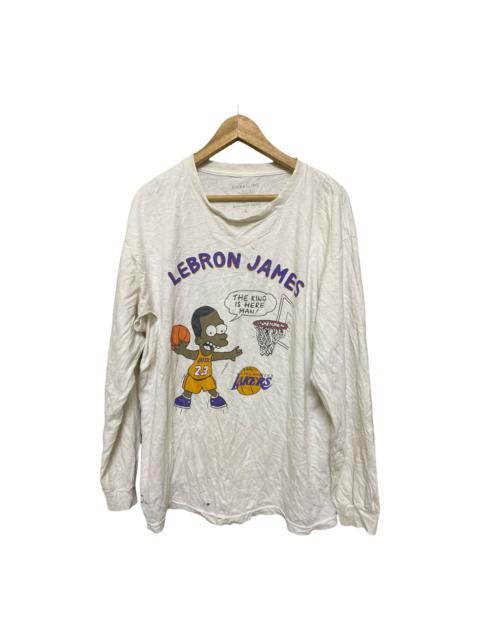 Other Designers Pizza Slime - Distressed Lebron James Pizzaslime LA Lakers