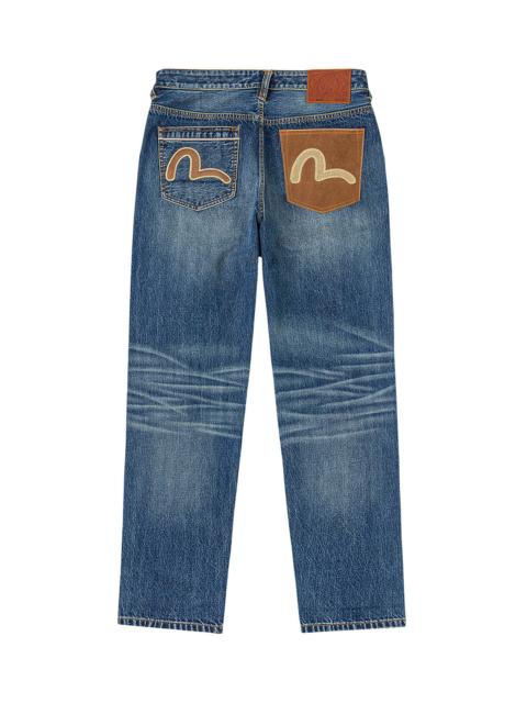 EVISU Seagull Appliqué Pocket Jeans #2030