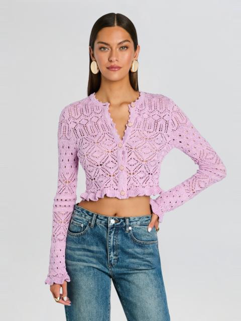 RETROFÊTE GIULIANA CROCHET CARDIGAN
