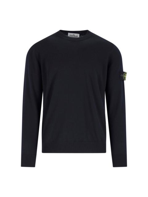 Stone Island VIRGIN WOOL LOGO SWEATER
