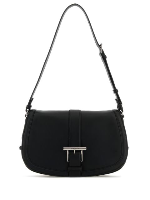 Alexander McQueen Black leather large Satchel crossbody bag