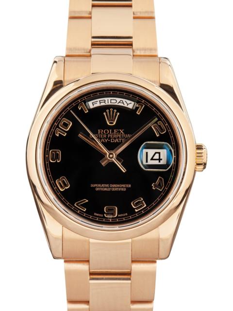 Rolex Day-Date ref 118205 Everose Gold Oyster