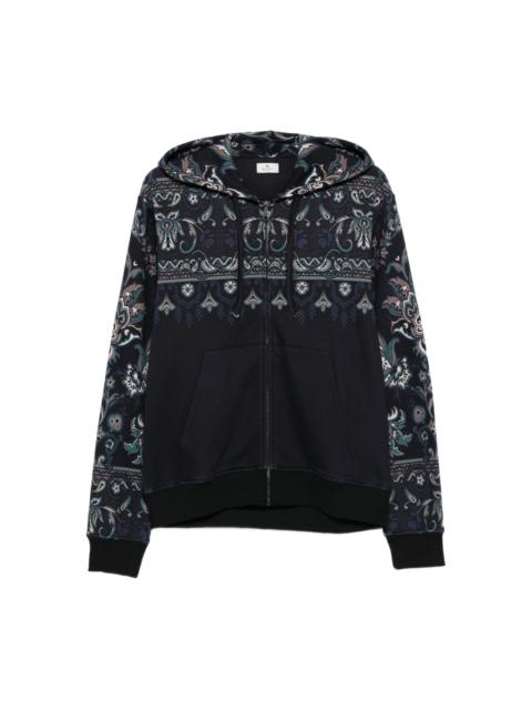 Etro paisley-print zip-up hoodie