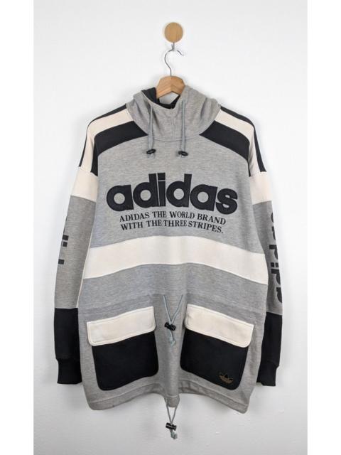 adidas Vintage Adidas Trefoil Logo Sweater Hoodie Rap Hiphop