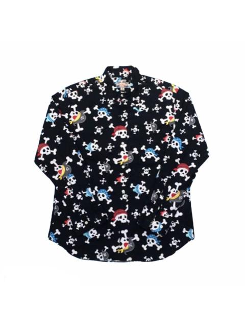 Other Designers dry bones skull pirates style long sleeves shirt
